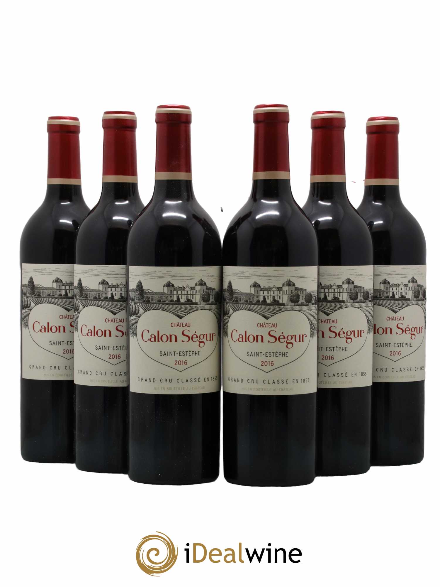 Château Calon Ségur 3ème Grand Cru Classé  2016 - Lot de 6 Bouteilles