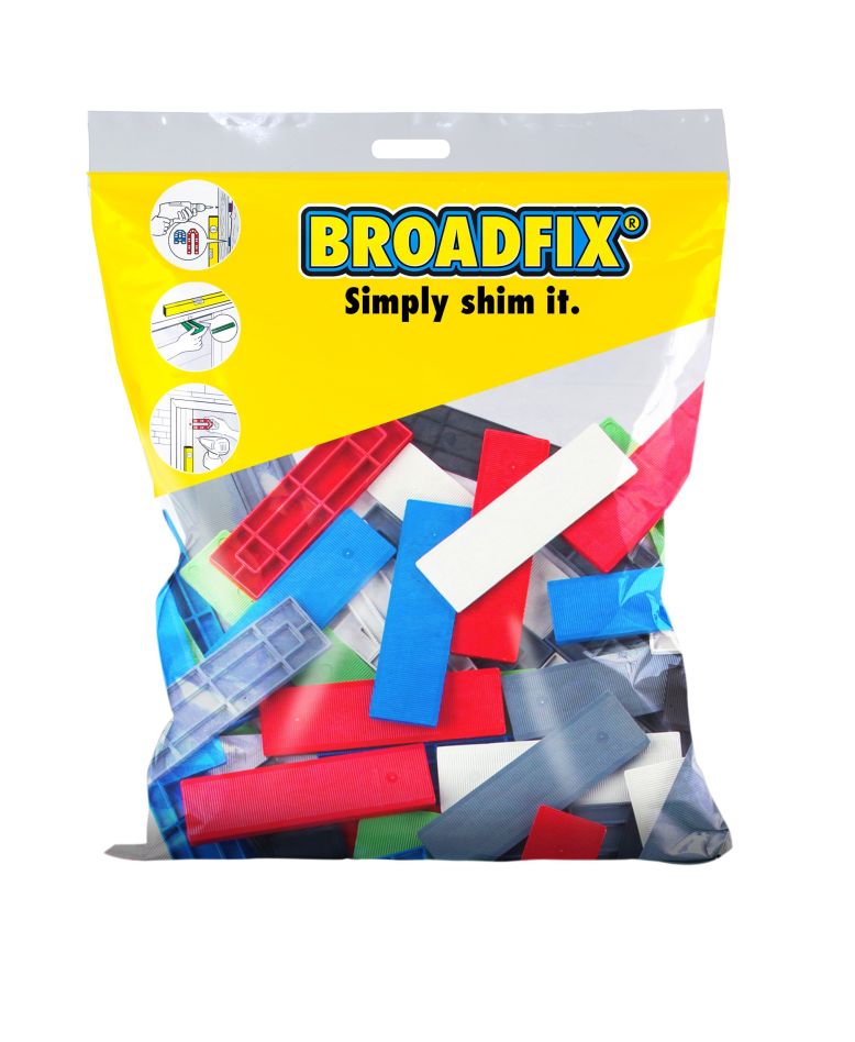 BROADFIX BSP120 Blandning av plana distanser, 120 stycken, 1-6 mm, 20 stycken av varje typ
