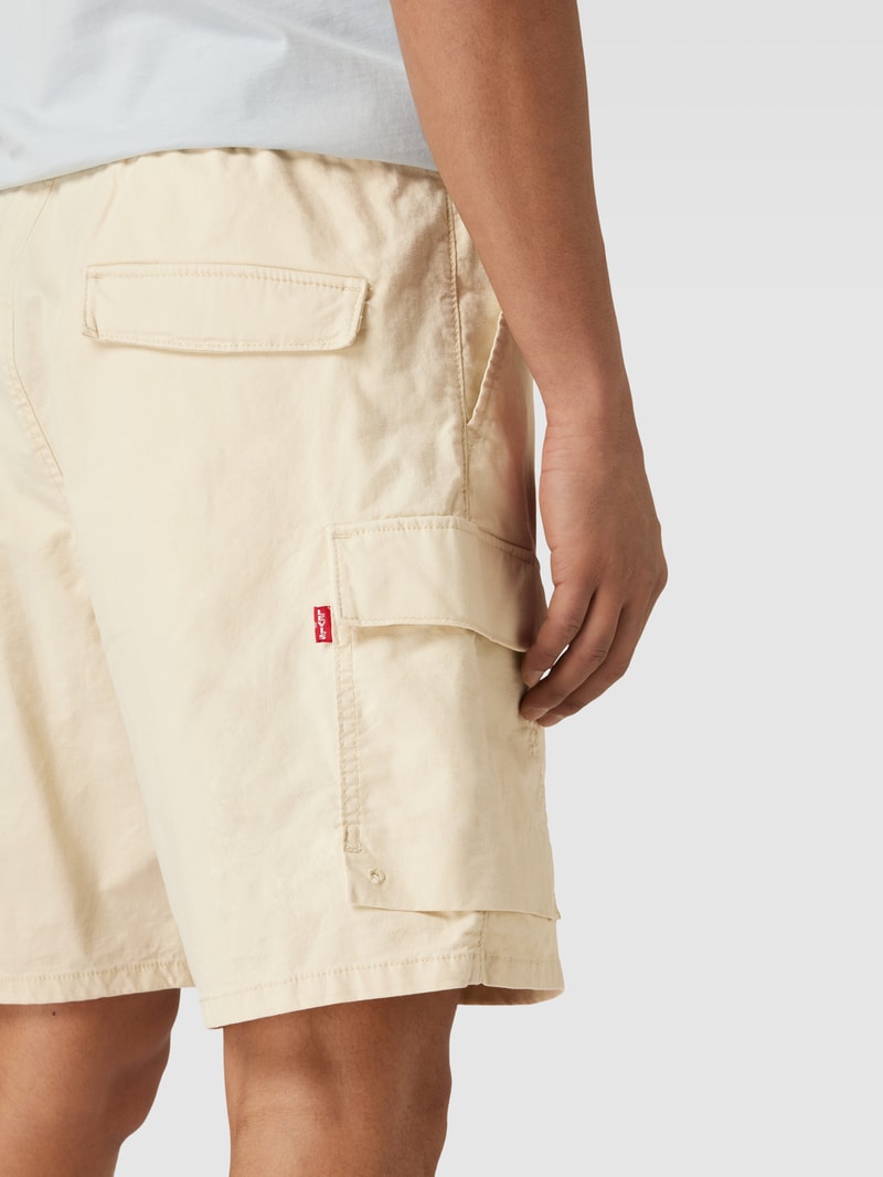 Cargoshorts mit Label-Detail Modell 'SURPLUS' in beige