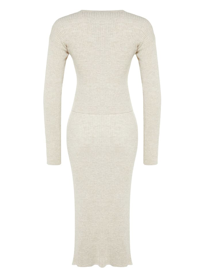 trendyol 2tlg. Outfit in Creme günstig kaufen