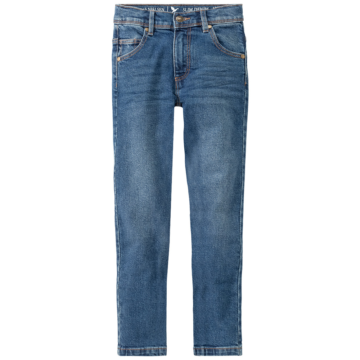 Jungen Slim-Jeans im klassischen Dessin