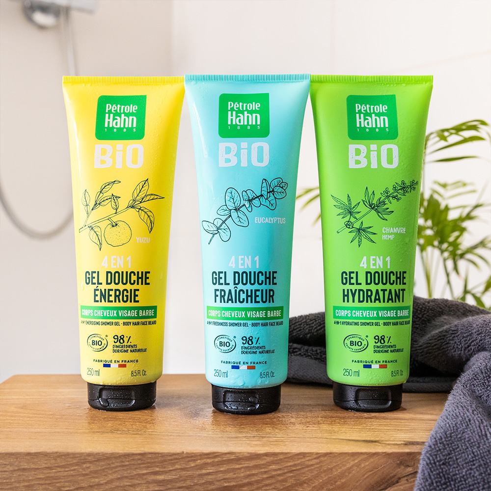 Pétrole Hahn Pétrole Hahn BIO - Gel Douche 4en1  Hydratant Chanvre - 250 ml Gels douche