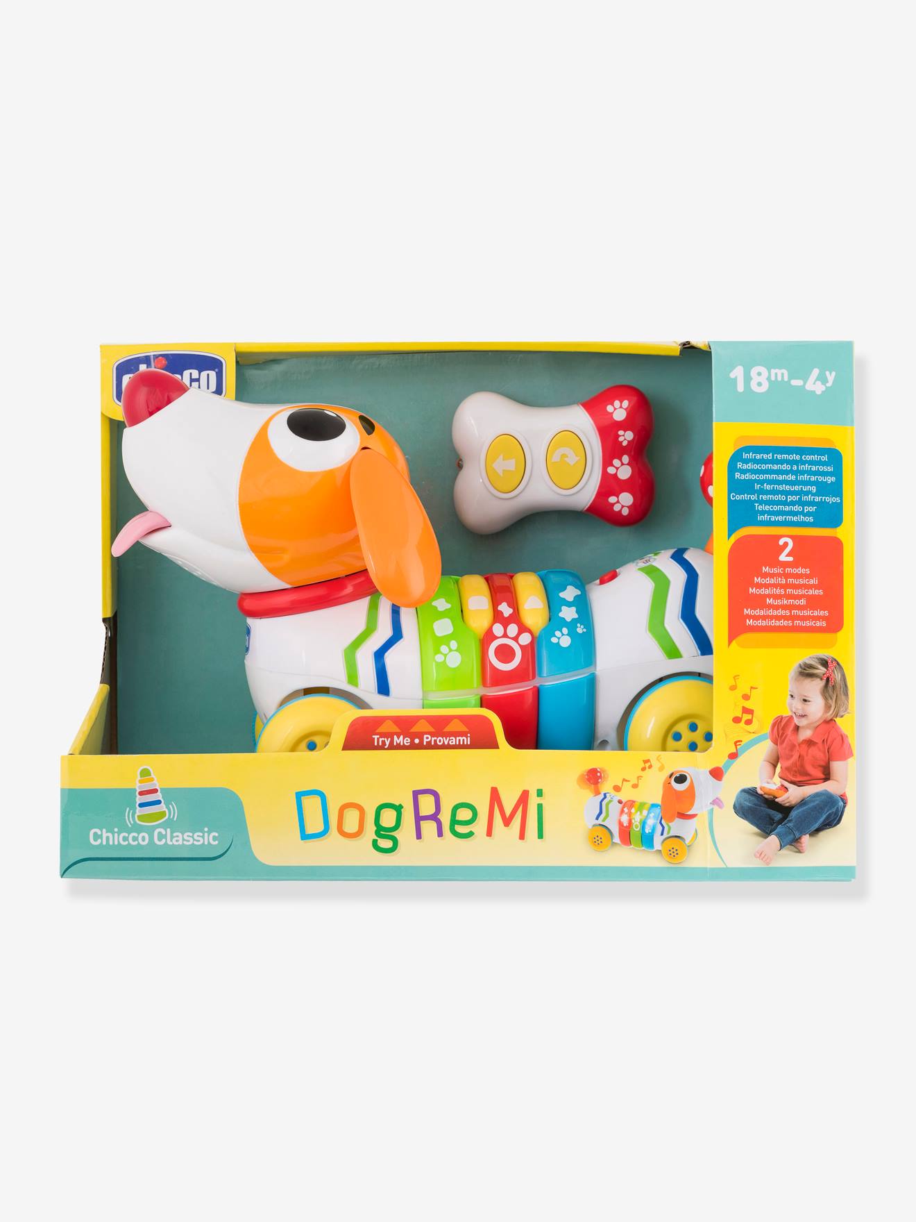 Chien DogRéMi CHICCO blanc