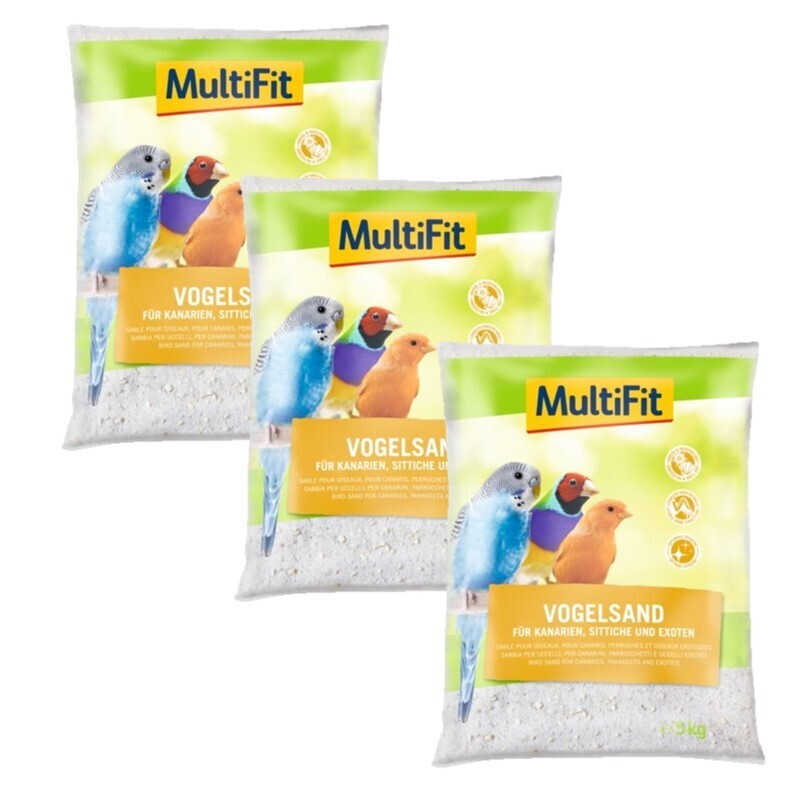 MultiFit Pflege & Hygiene MultiFit Vogelsand 3x5 kg