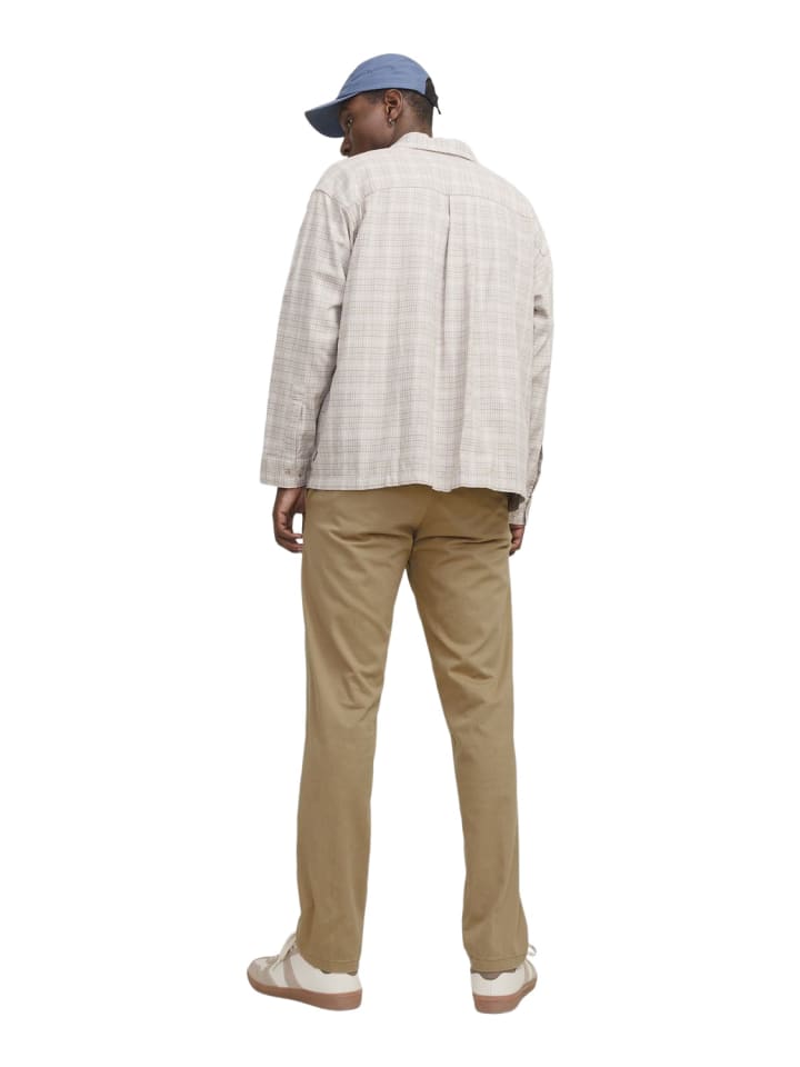 Jack & Jones Stoffhose / Chino JPSTKANE BARRET comfort/relaxed in Beige günstig kaufen