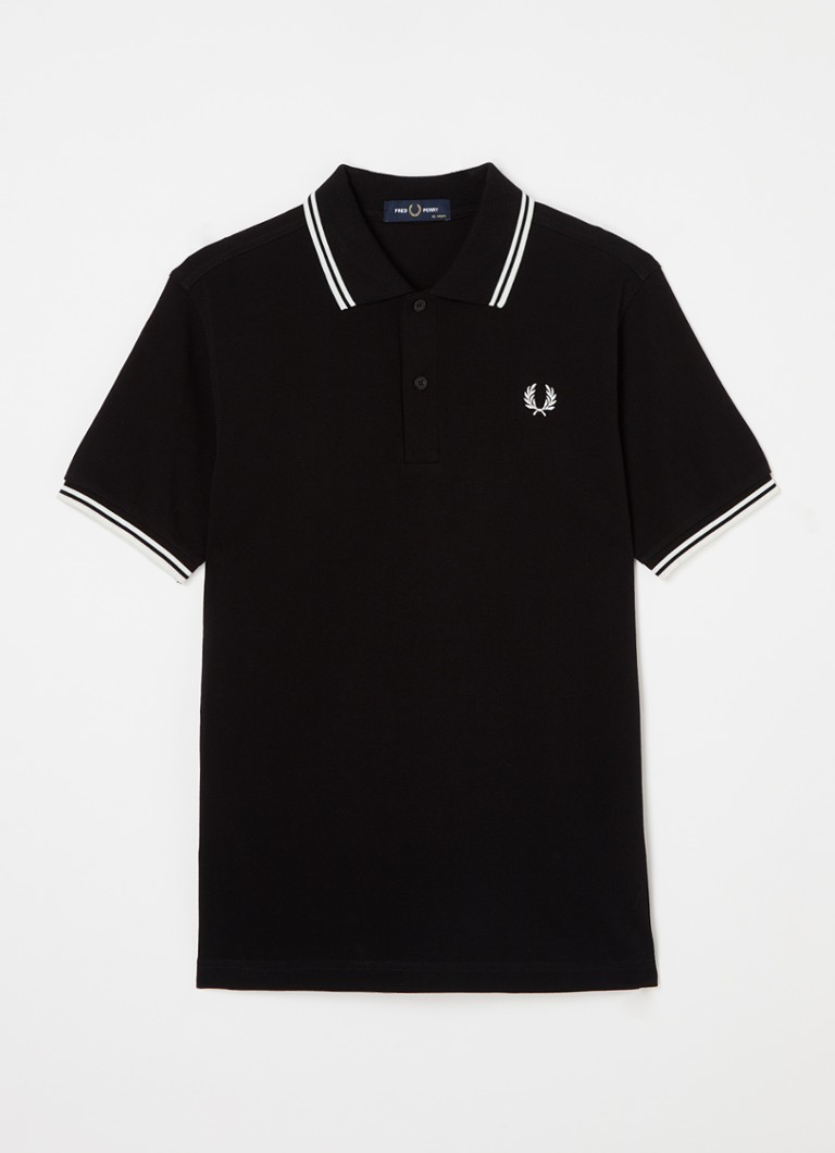 Fred Perry polo krekls no pikē kokvilnas ar logotipu