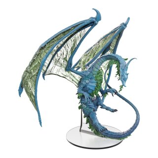 D&D Icons of the Realms: Adult Moonstone Dragon 30 cm (Prepainted)