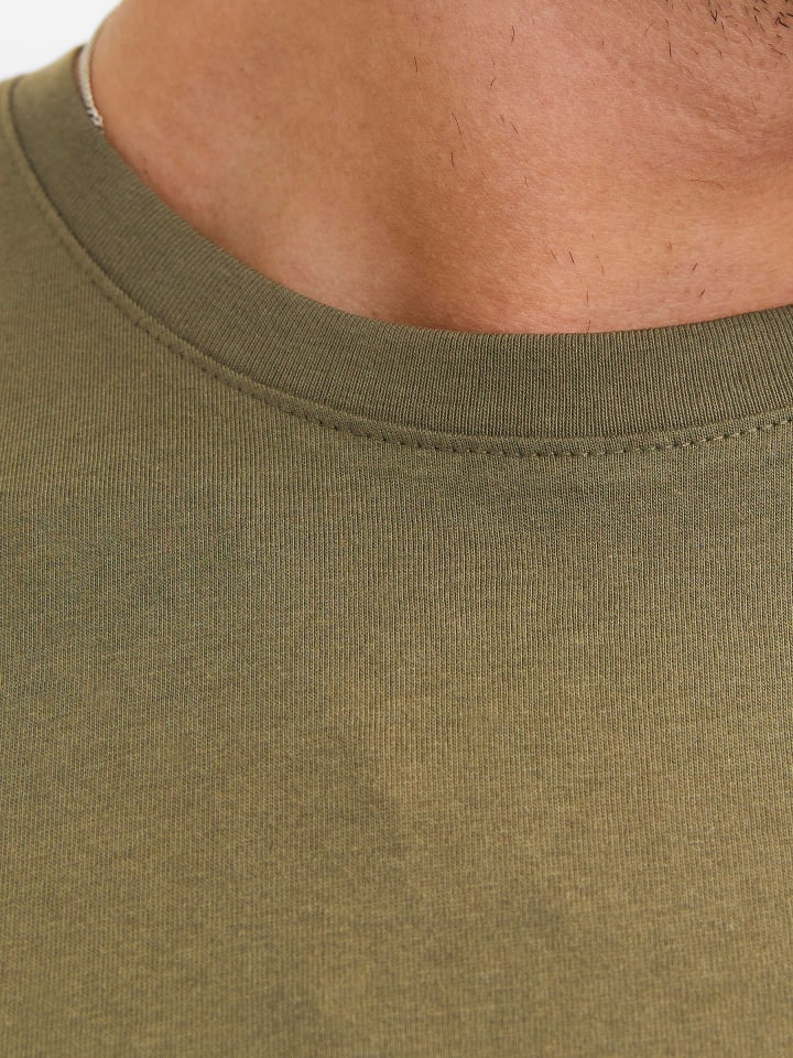 JACK & JONES PLUS T-shirt in Olive Night günstig kaufen