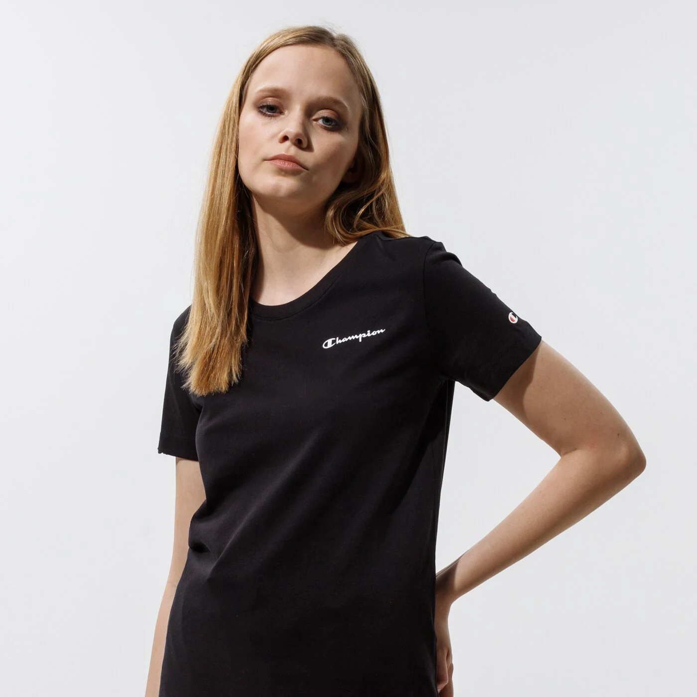 CHAMPION T-SHIRT CREWNECK T-SHIRT Schwarz