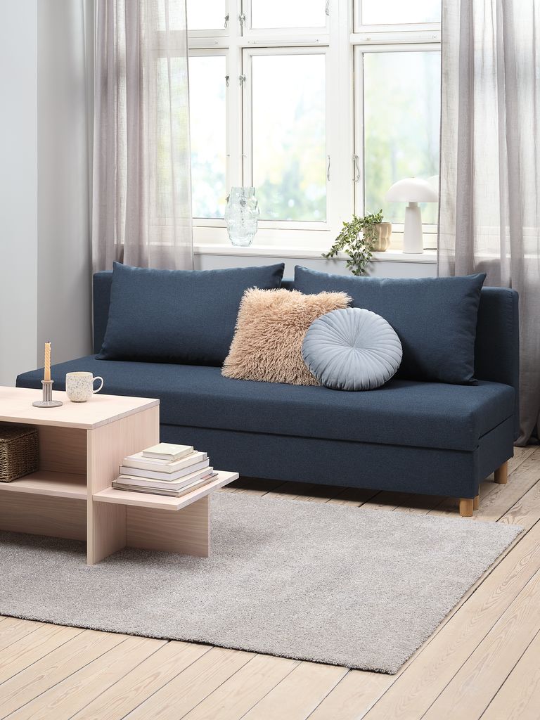 NORSMINDE NORSMINDE Schlafsofa aus blauem Stoff