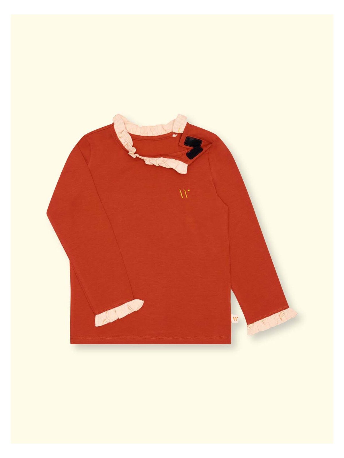 Wombly Fee Langarmshirt rot
