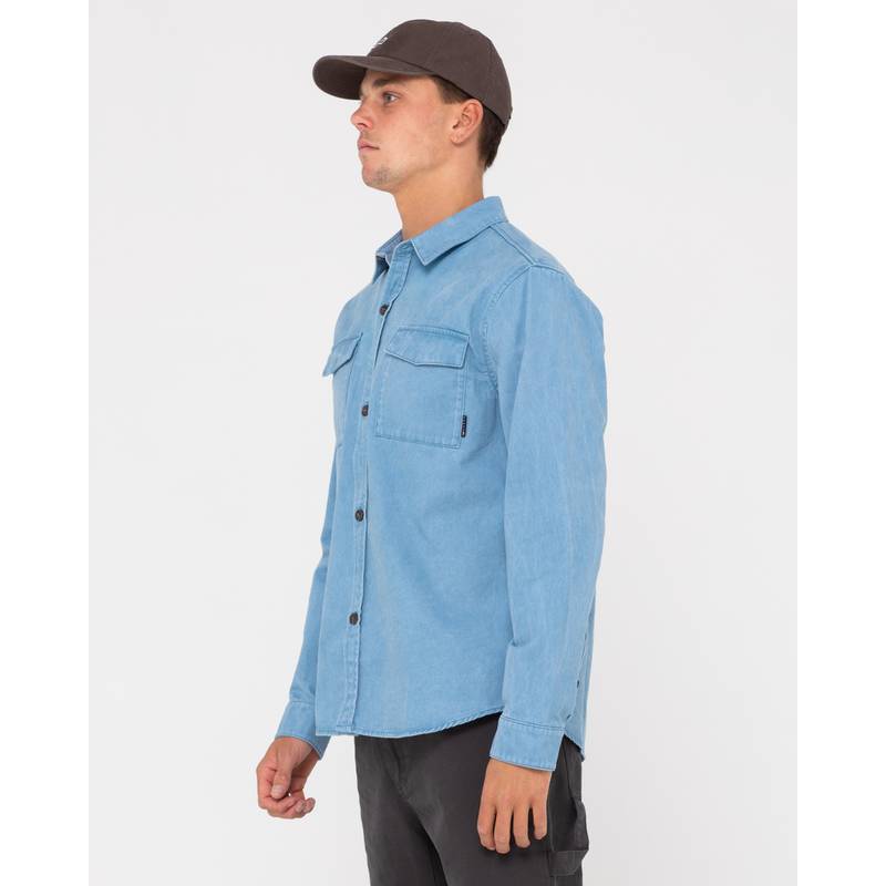 RUSTY DENNIS CHOPPER LONG SLEEVE SHIRT Langarmhemd Herren