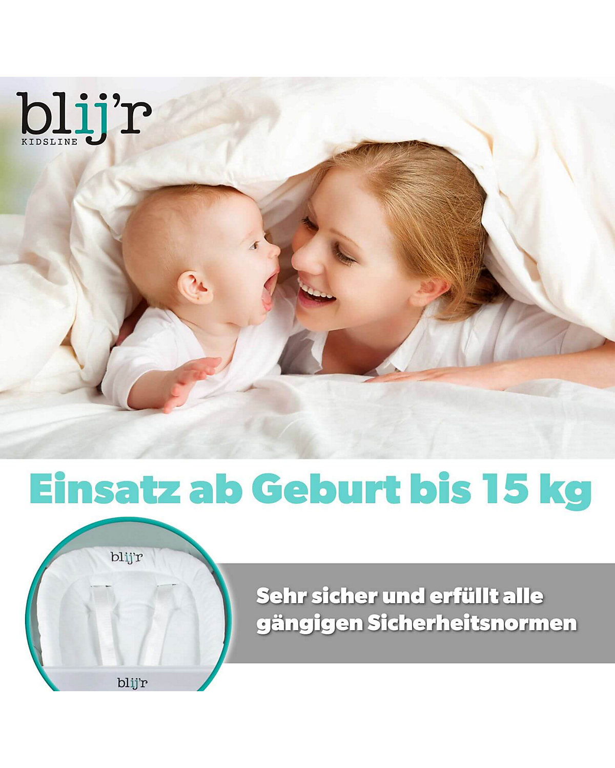 Hochstuhl Guusje 3in1 Hochstuhl, Babyschaukel & Esszimmerstuhl