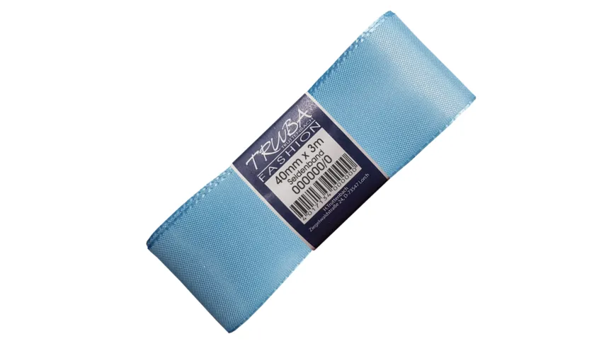 TRUBA Seidenband mit Webkante hellblau 0404-4029-0003 3 m hellblau