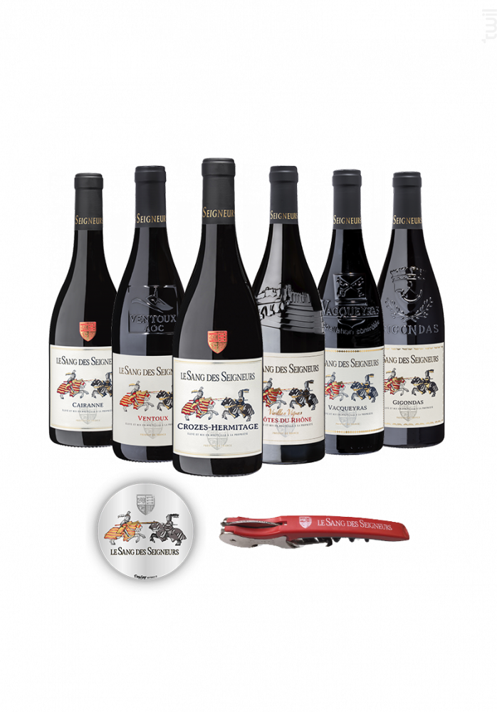 Pépites de la Vallée du Rhône Le Sang des Seigneurs Vin Rouge●Côtes-du-Rhône Non millésimé 450cl