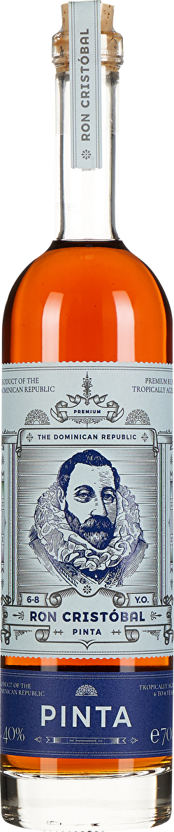 Ron Cristóbal Rum Pinta 6–8 YO 0,7 Liter in Tube