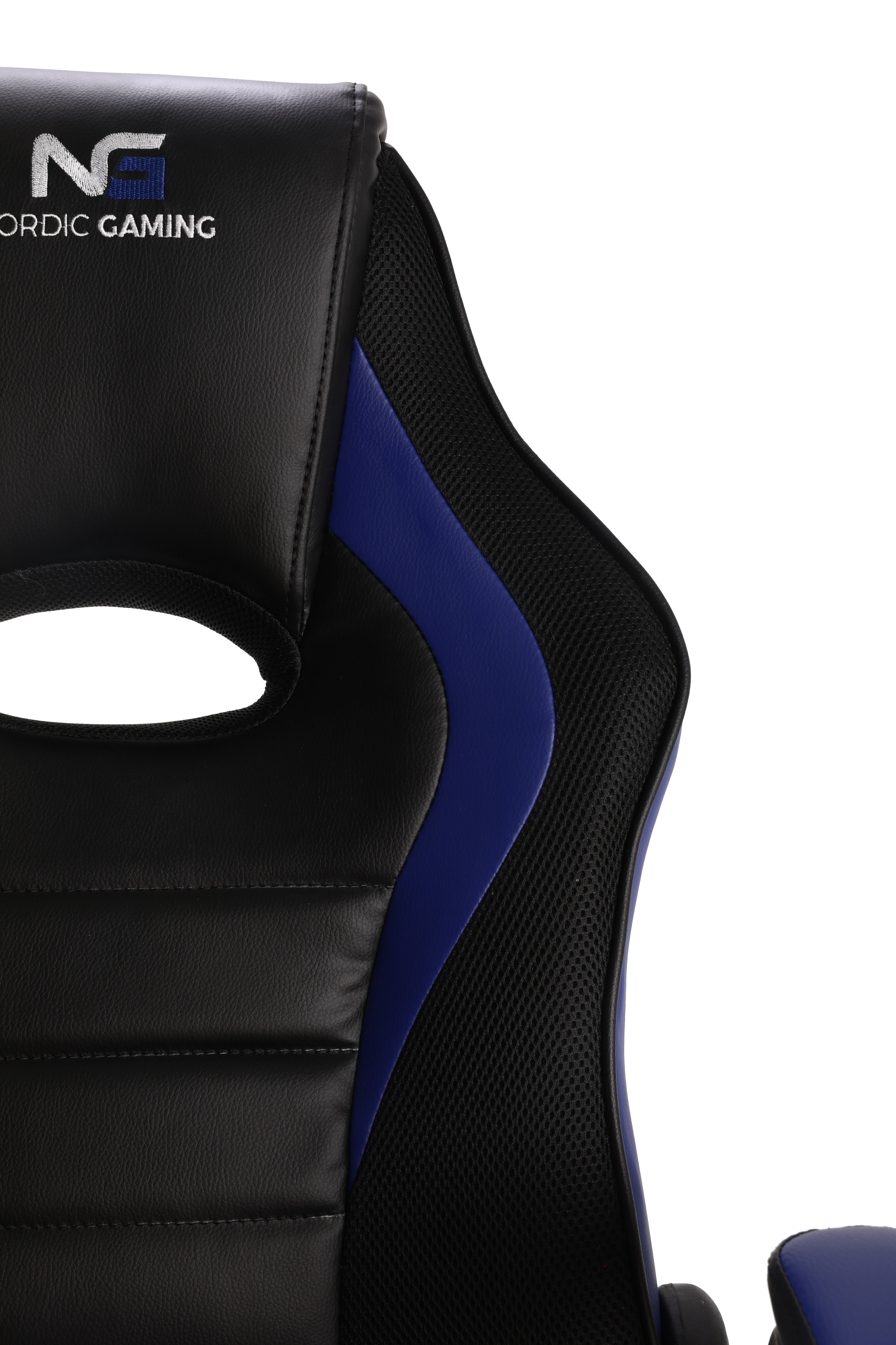 ebuy24 Gaming-Stuhl Nordic Gaming Charger V2 Gamin Stuhl schwarz, blau (1 St)