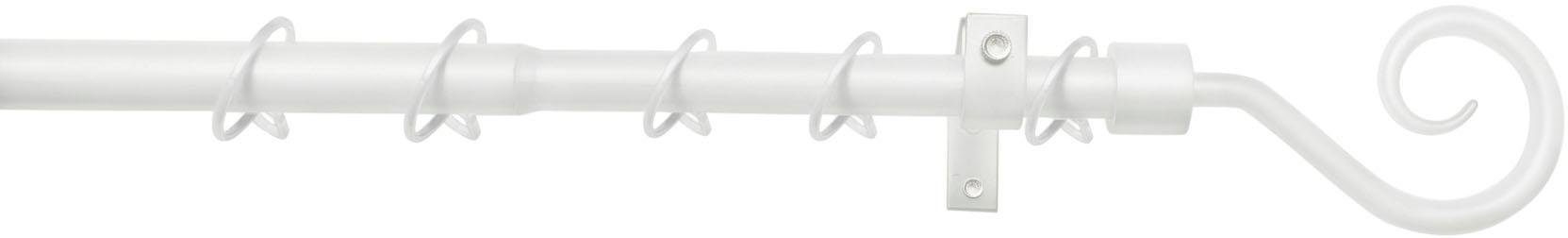Gardinenstange Gardinenstangen Set Metall, GARDINIA, Ø 16 mm, 1-läufig, ausziehbar, verschraubt, 1-Lauf