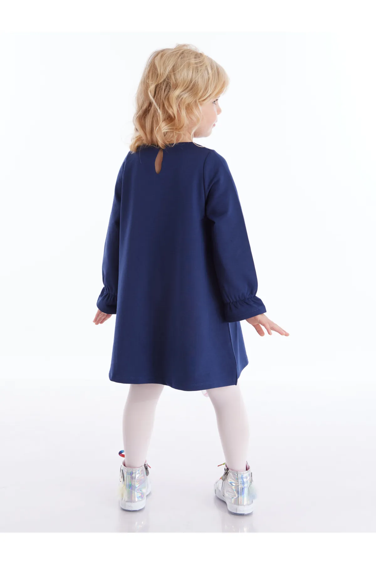 Denokids  Lilycorn Marineblaues Mädchenkleid