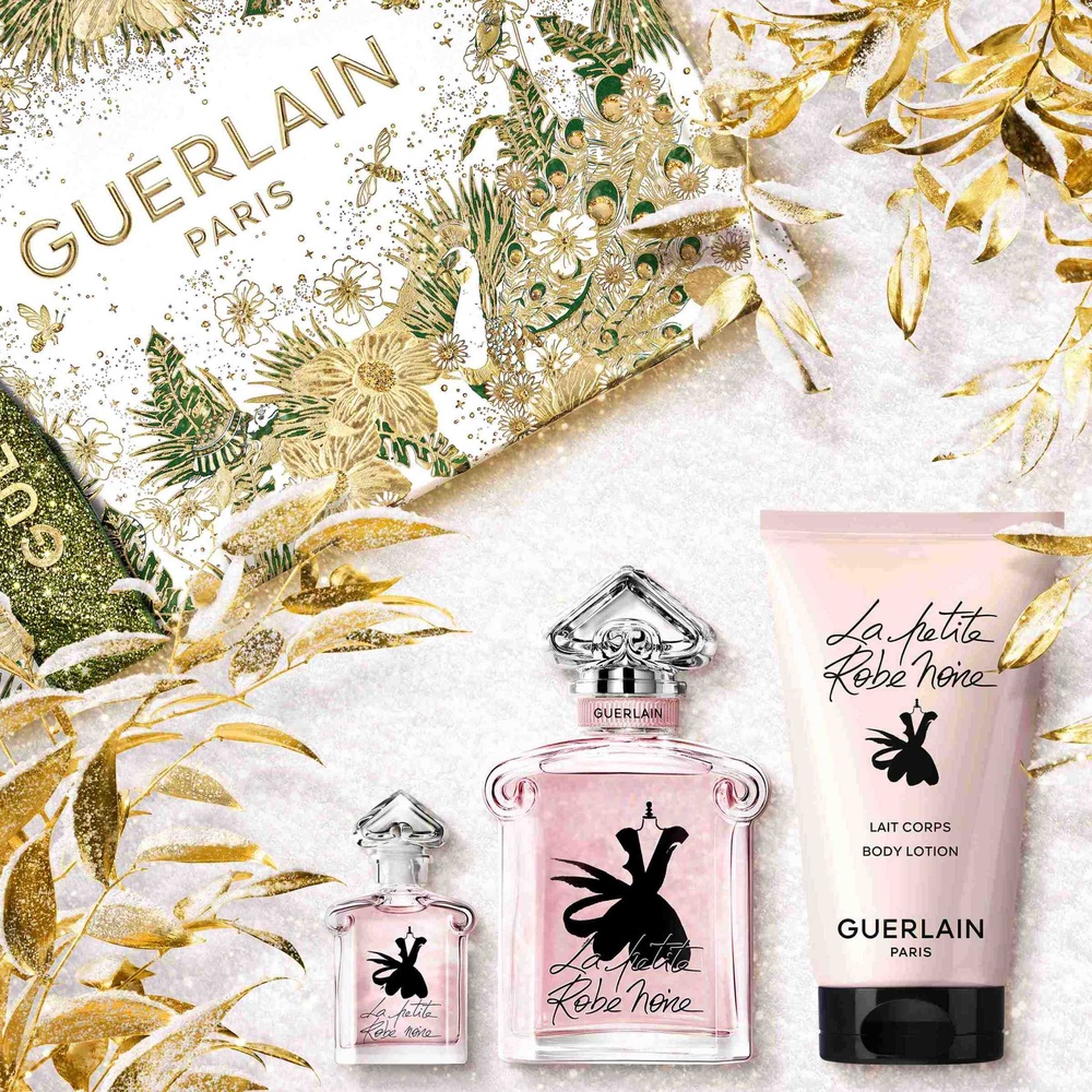 Guerlain LA PETITE ROBE NOIRE Coffret Eau de Toilette, Lait Corps, Miniature Parfum