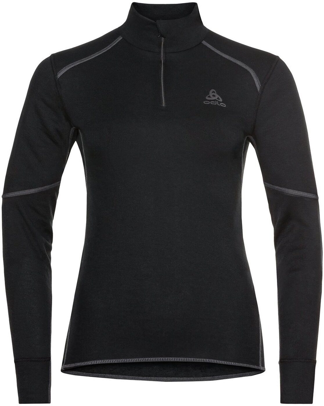 Odlo Unterkleid BL TOP turtle neck l/s half zi 15000 black
