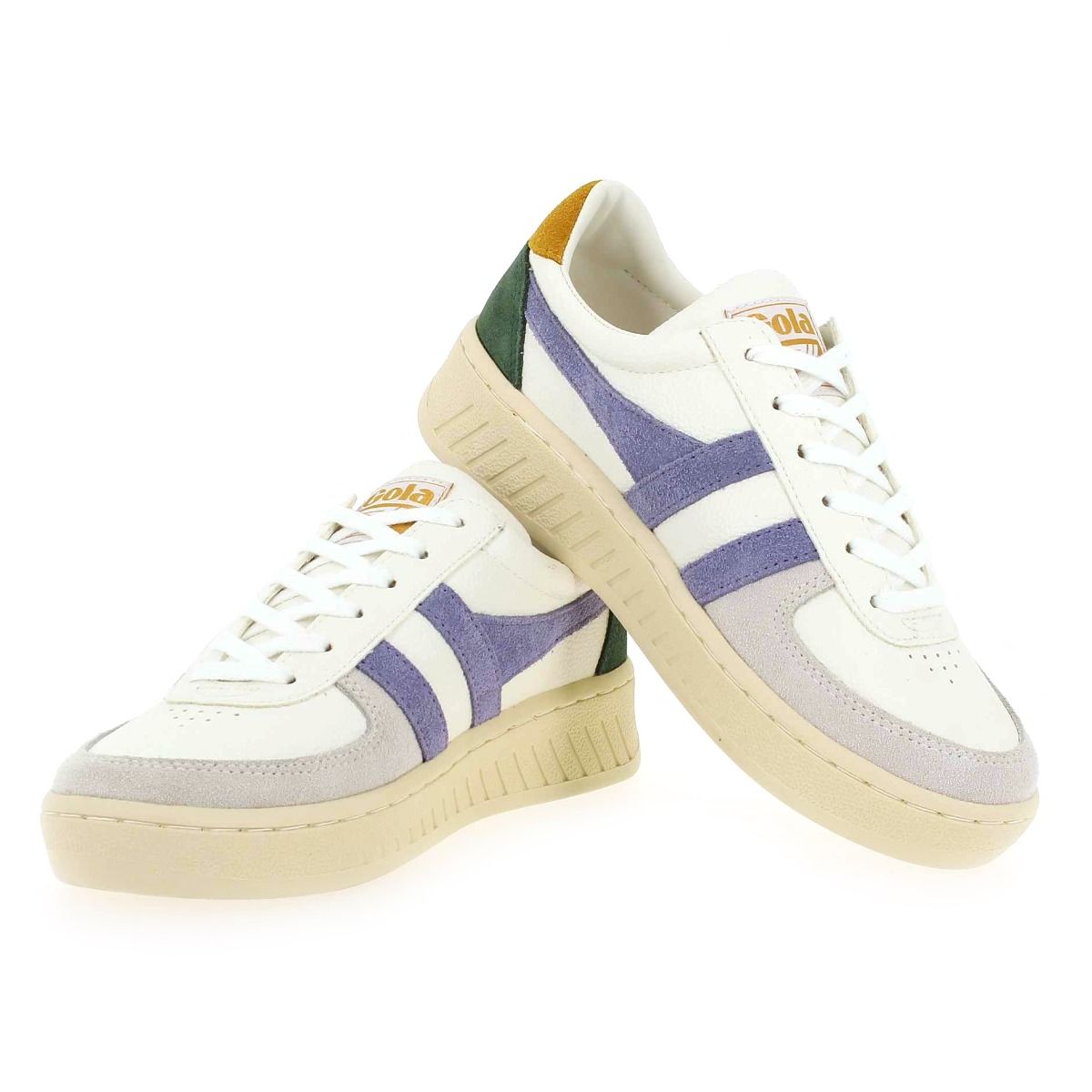 Gola  GRANDSLAM TRIDENT CLA415 - Blanc Lavande