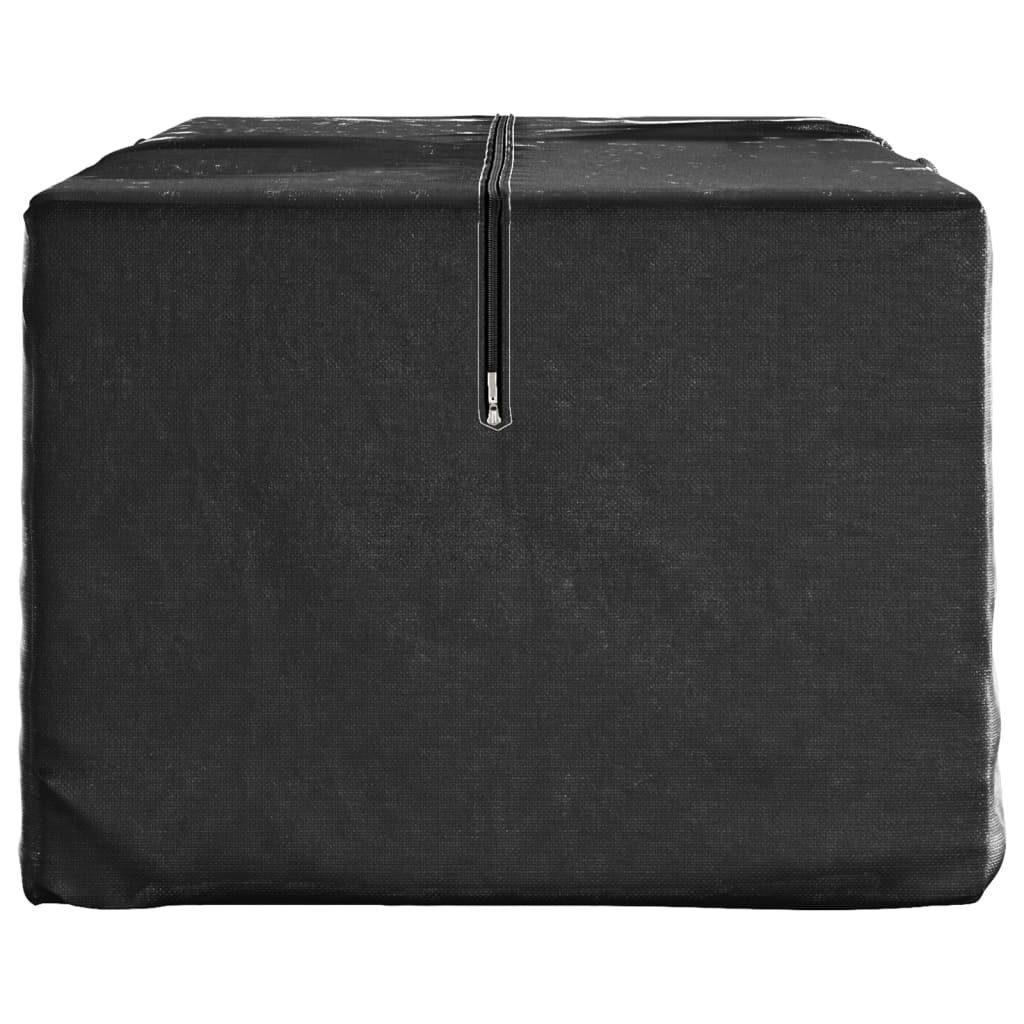 vidaXL Gartenmöbel-Schutzhülle Weihnachtsbaumtasche Schwarz 135x40x55 cm Polyethylen (1-St)
