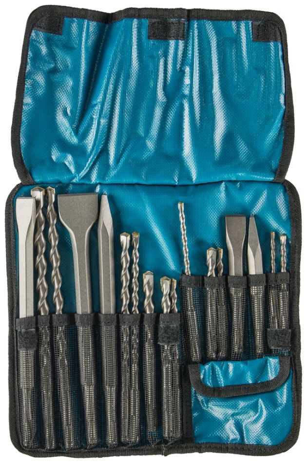 Makita Tilbehør D-54863 SDS-Plus Bore-/Mejselsæt i Kuffert 17-Dele