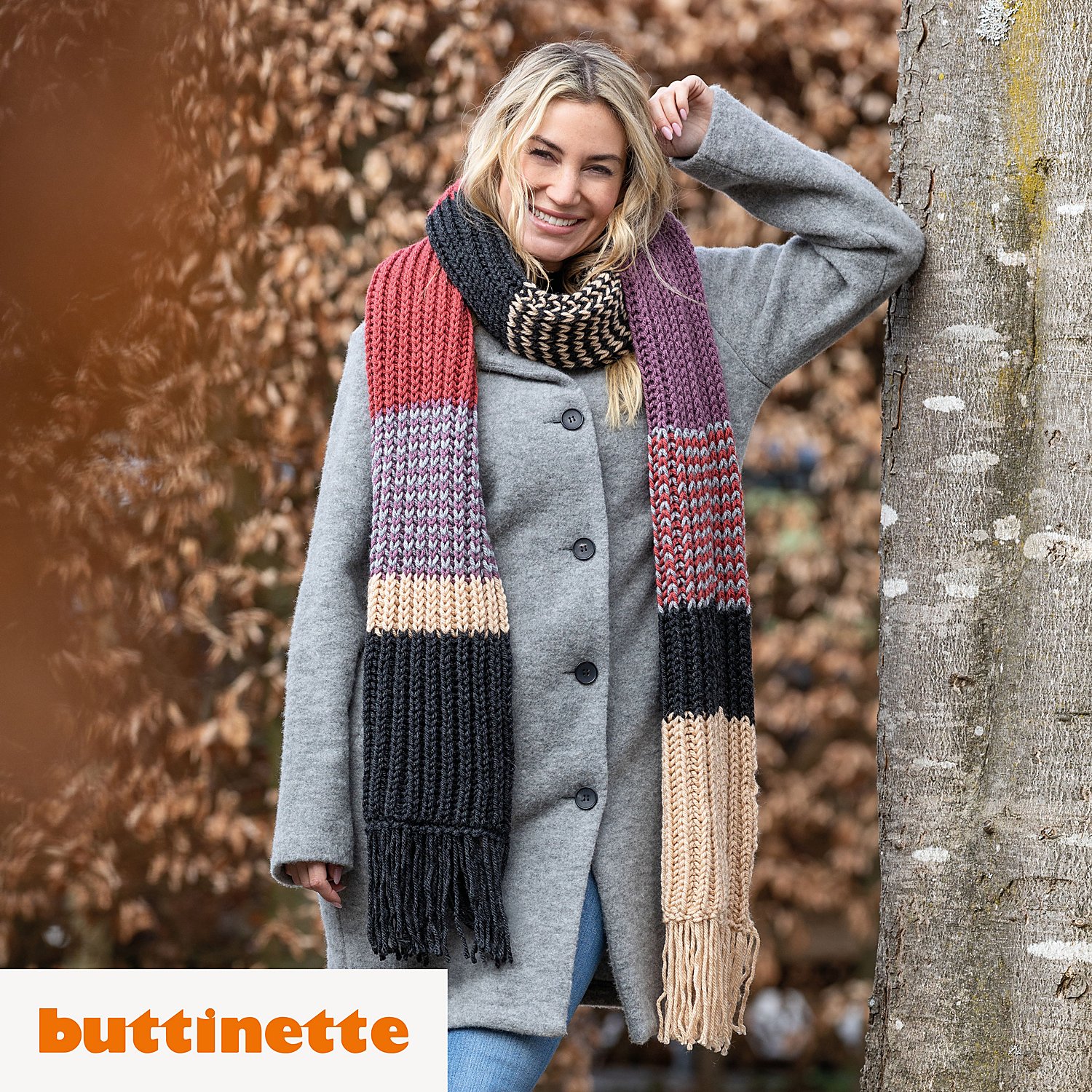 Strickanleitung – Maxi-Schal aus Woll Butt Versailles Big