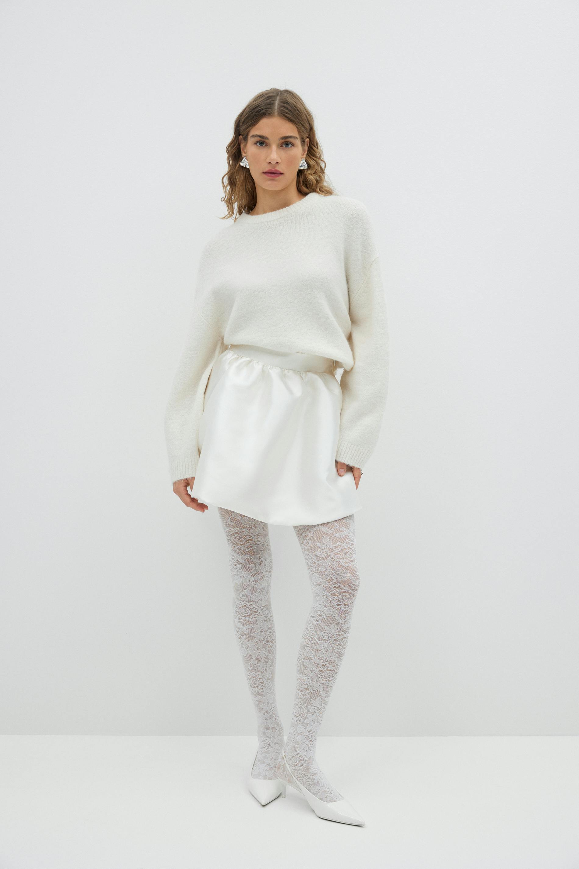 Mini balloon skirt