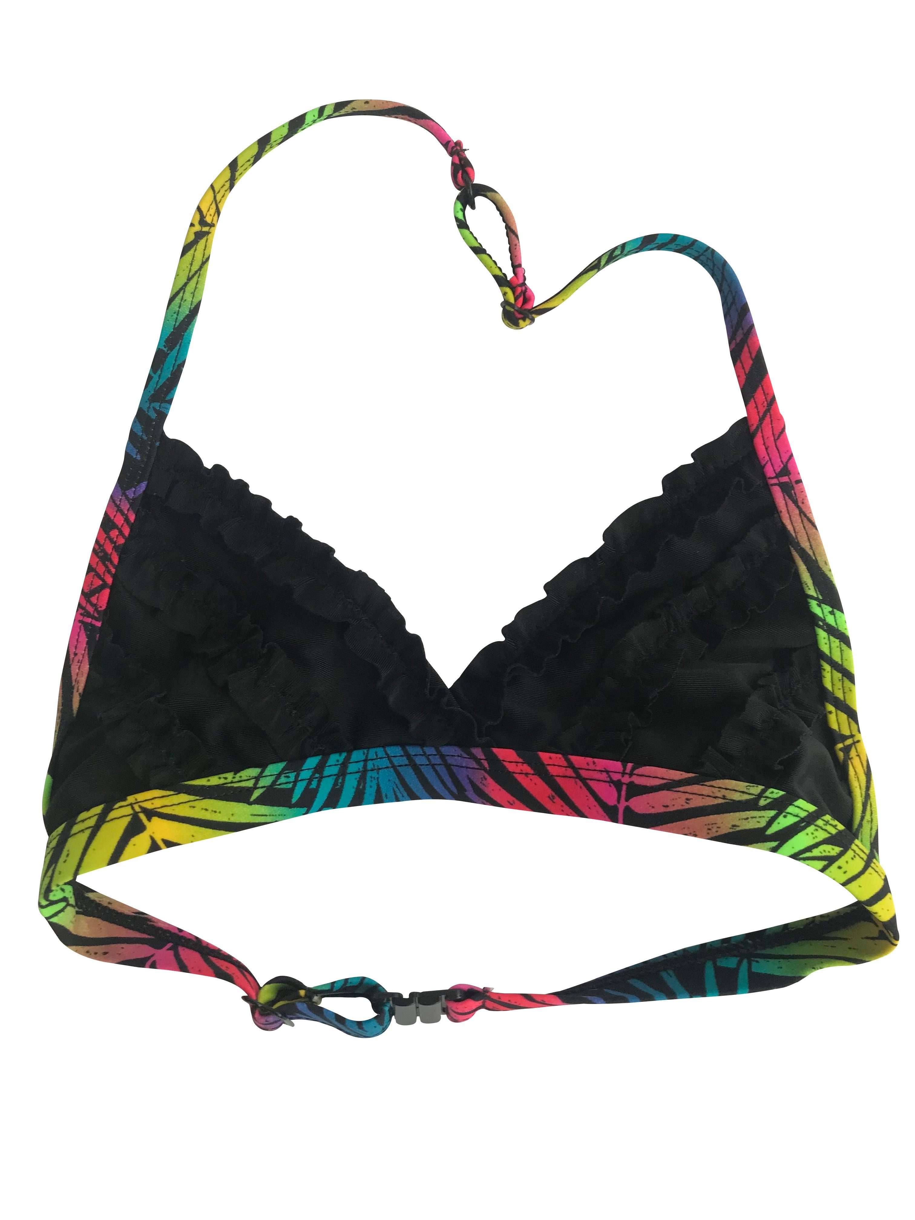 petit amour Triangel-Bikini Mädchenbikini Set mit Pareo MARY ohne Bügel (Set, 3-St., 3-Teile) mit Mustermix, mit Rüschen
