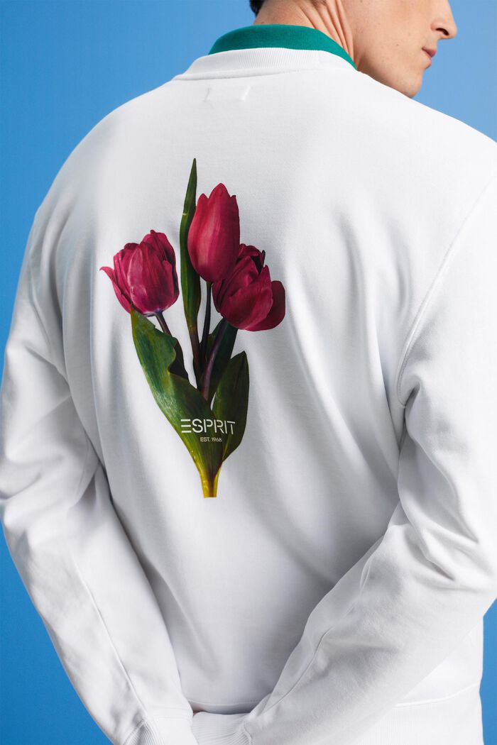 Sweatshirt mit Print auf der Rückseite