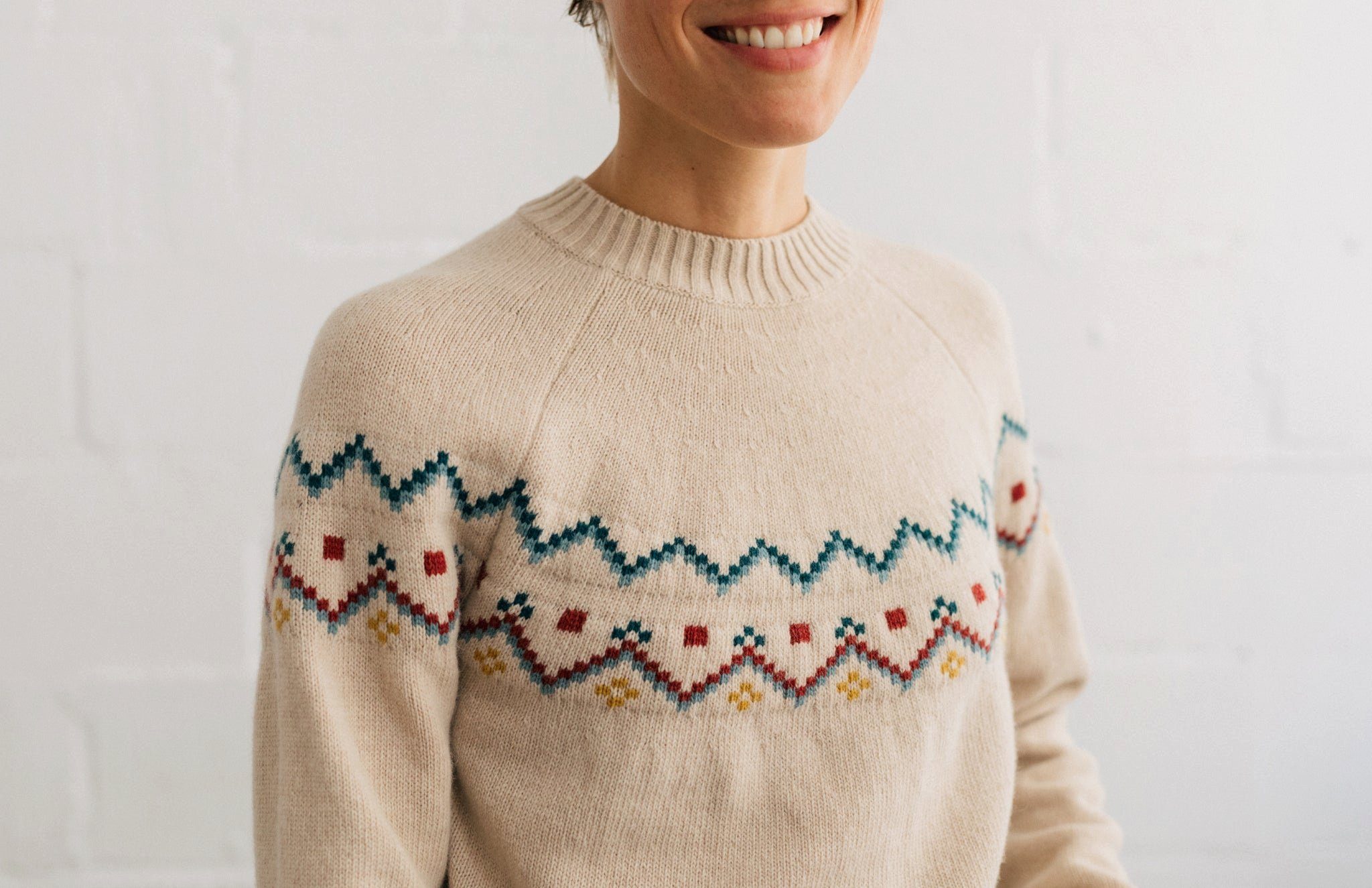 TWOTHIRDS Norwegerpullover Pebble aus Strick
