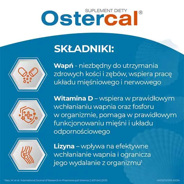 Ostercal, Preparat za jačanje kostiju, Film tablete