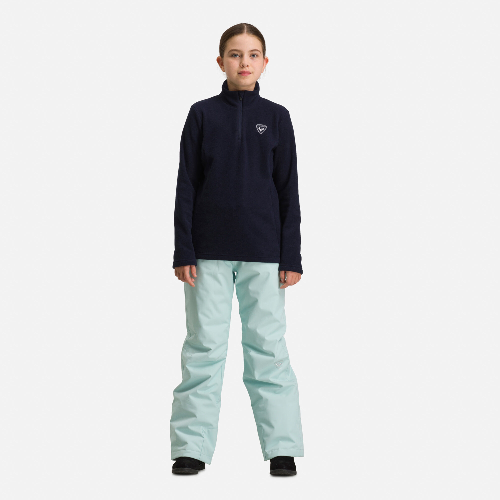 Haut en polaire demi-zip Fille