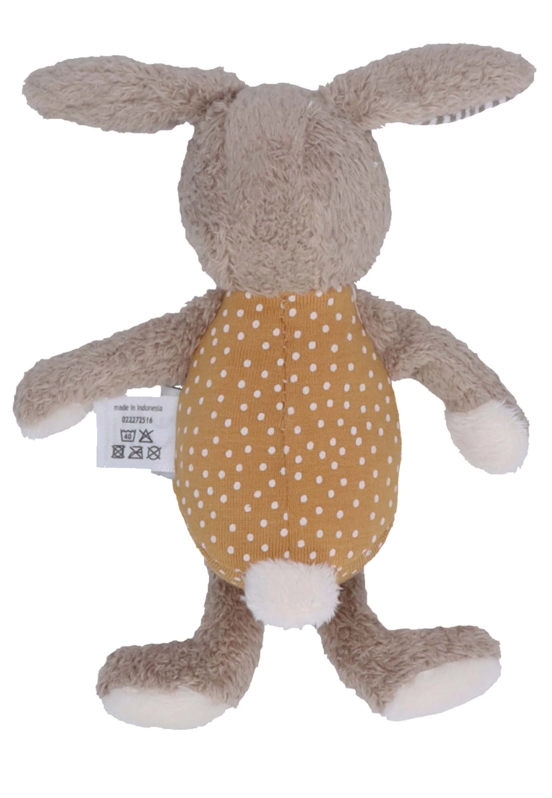 Mini-Spieltier Hase Happy mit Rassel, Rost