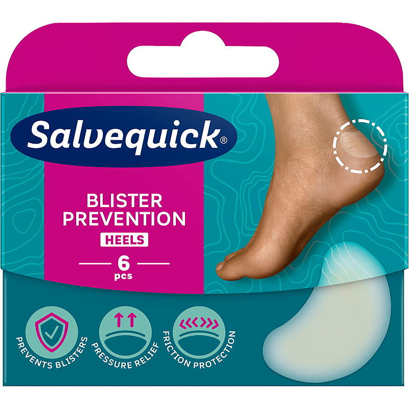 Salvequick Foot Care 6 stk medium, Salvequick