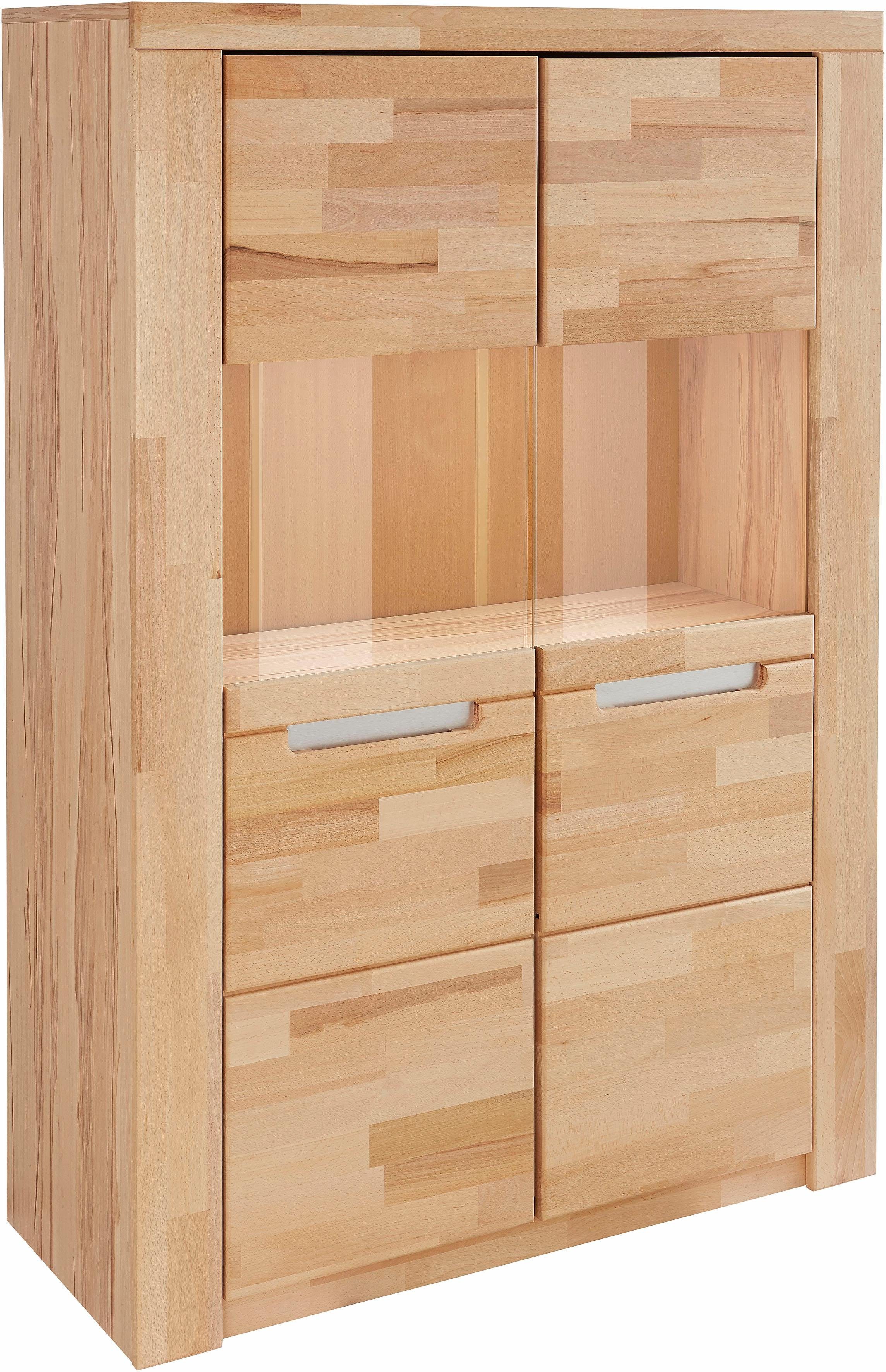 Woltra Highboard Kolding, Breite 100 cm mit 2 Glastüren