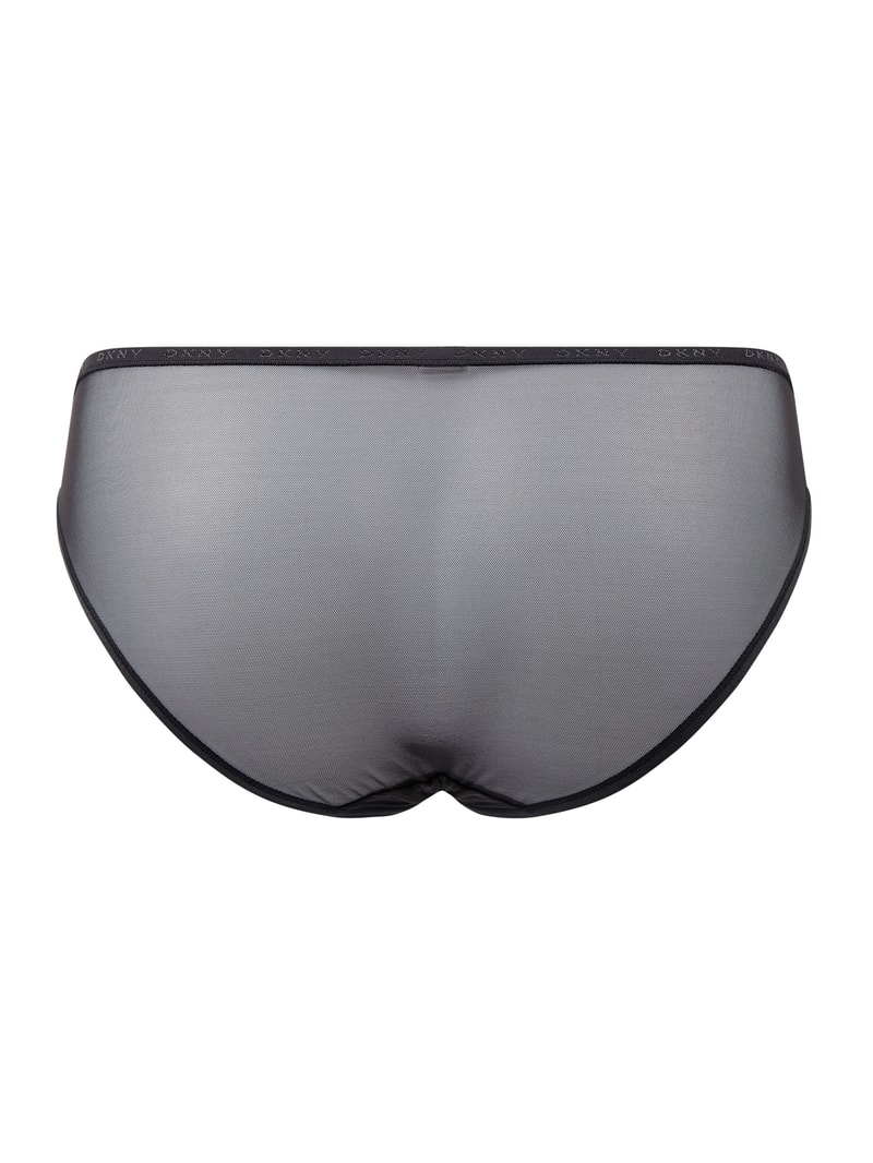 Slip aus Mesh in schwarz