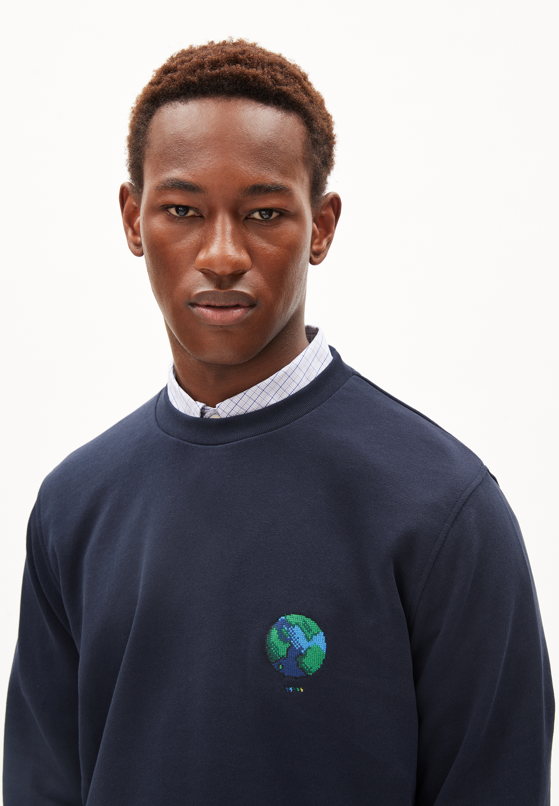 Sweatshirt Regular Fit aus Bio-Baumwoll Mix