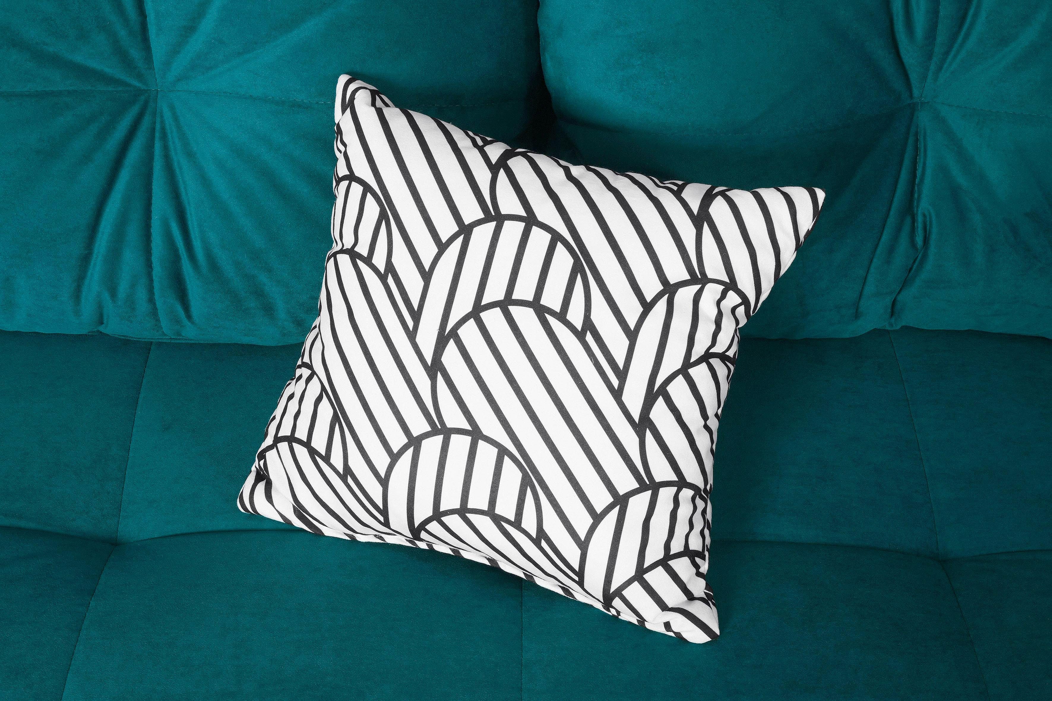 COLLECTION AB Schlafsofa Solar, Bettfunktion, Bettkasten, Federkern und loser Rücken- und Zierkissen