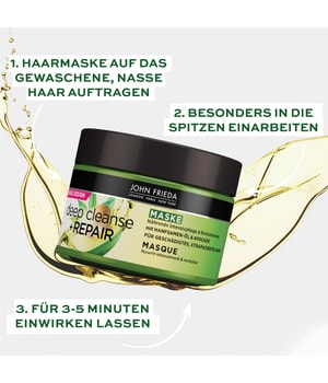 JOHN FRIEDA Repair & Detox Haarmaske-250 ml