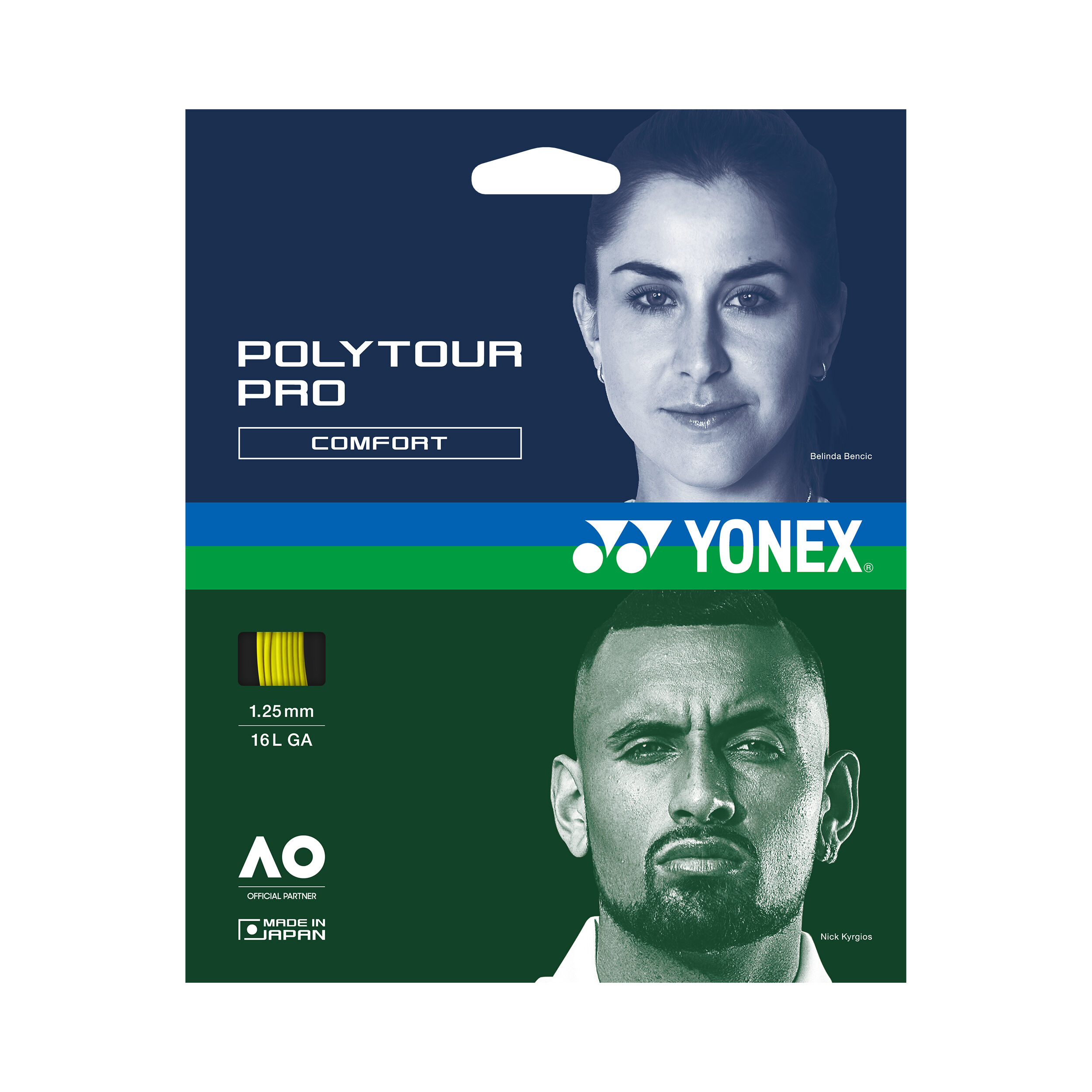 Poly Tour Pro Saitenset 12m - Gelb