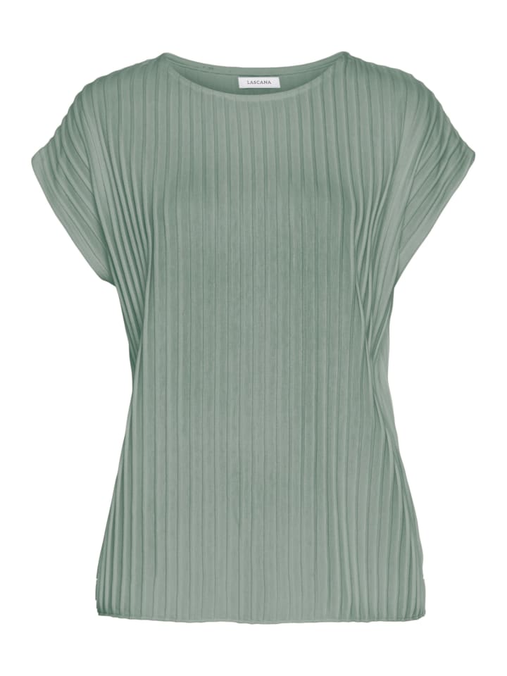 LASCANA Kurzarmshirt in khaki günstig kaufen