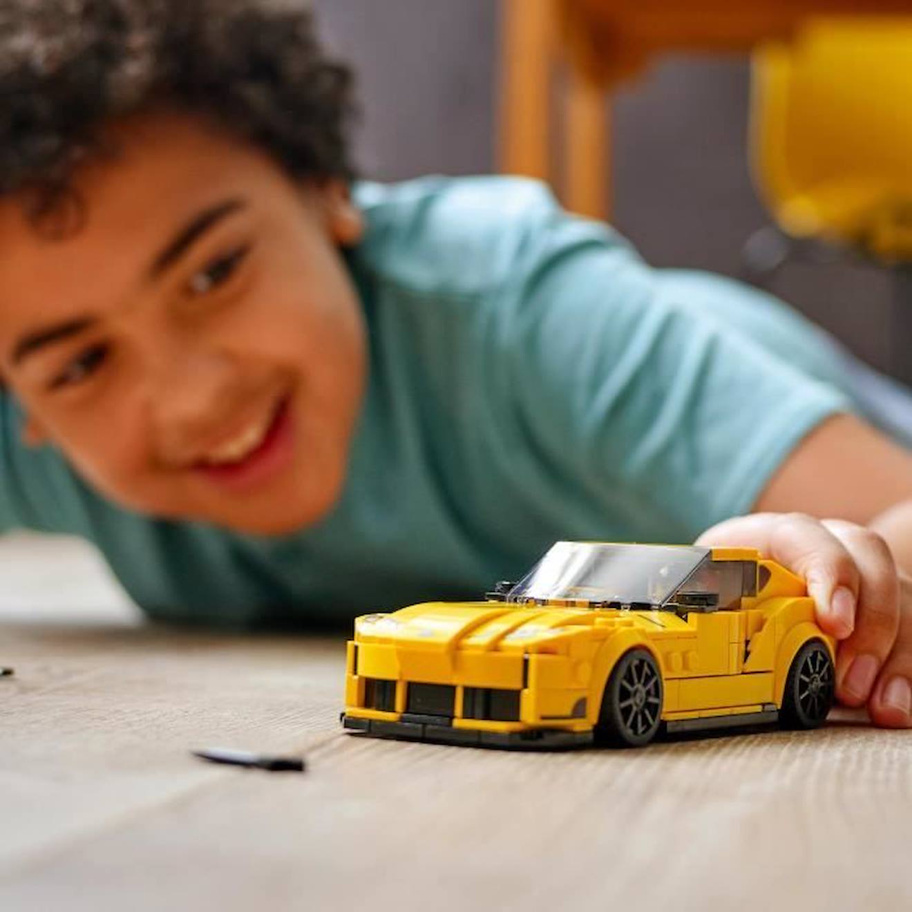 LEGO® 76901 Speed Champions Toyota GR Supra – jouet voiture de course avec pilote, enfant 7 ans et plus jaune
