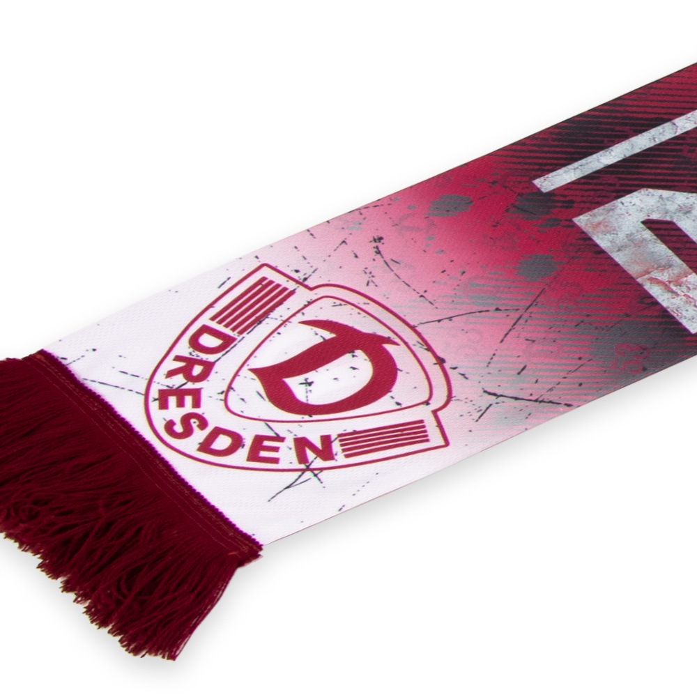 Seidenschal Choreo DYNAMO weinrot