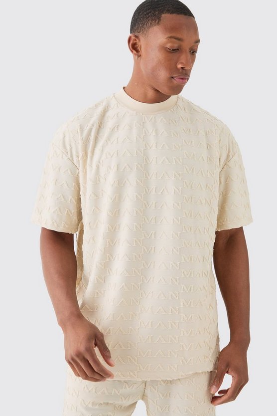 Oversize Man Jacquard T-Shirt & Shorts