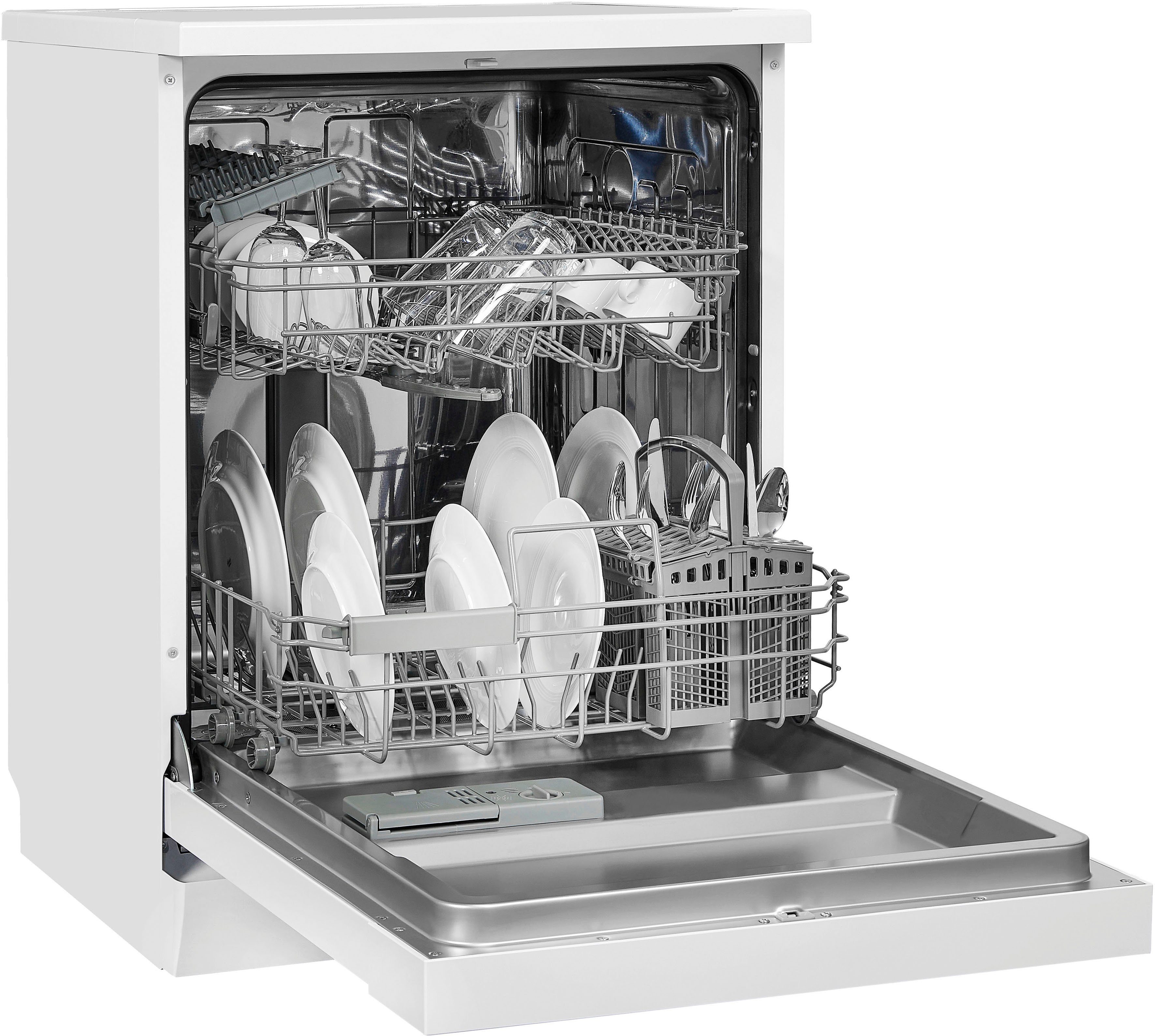 exquisit Standgeschirrspüler, GSP9313-030E weiss