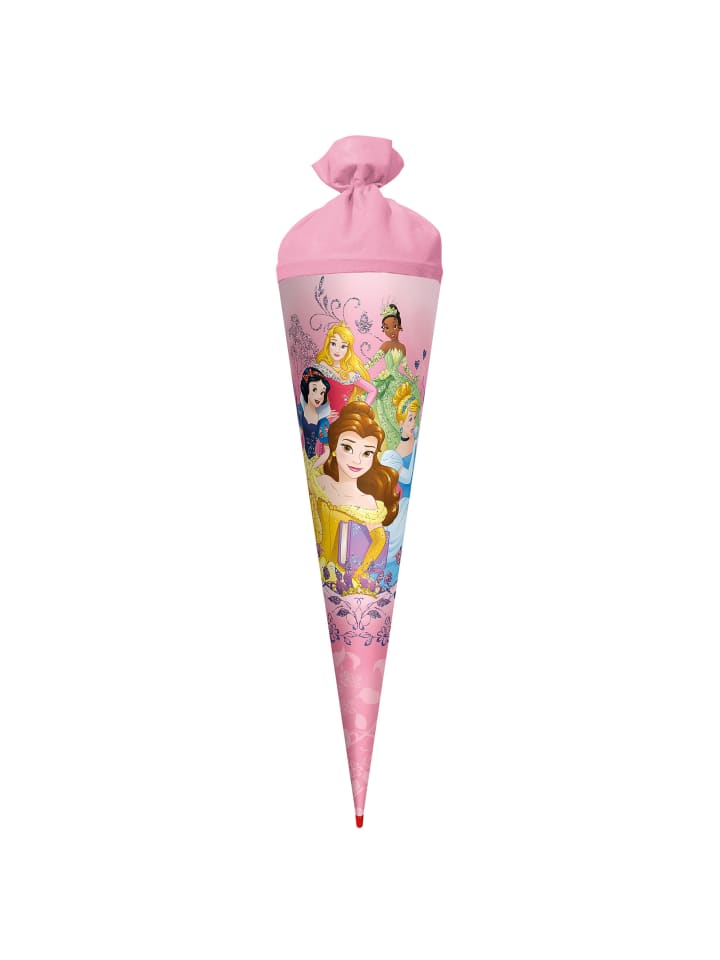 ROTH Schultüte groß Disney Princess 70 cm, Glitter in Rosa günstig kaufen onesize