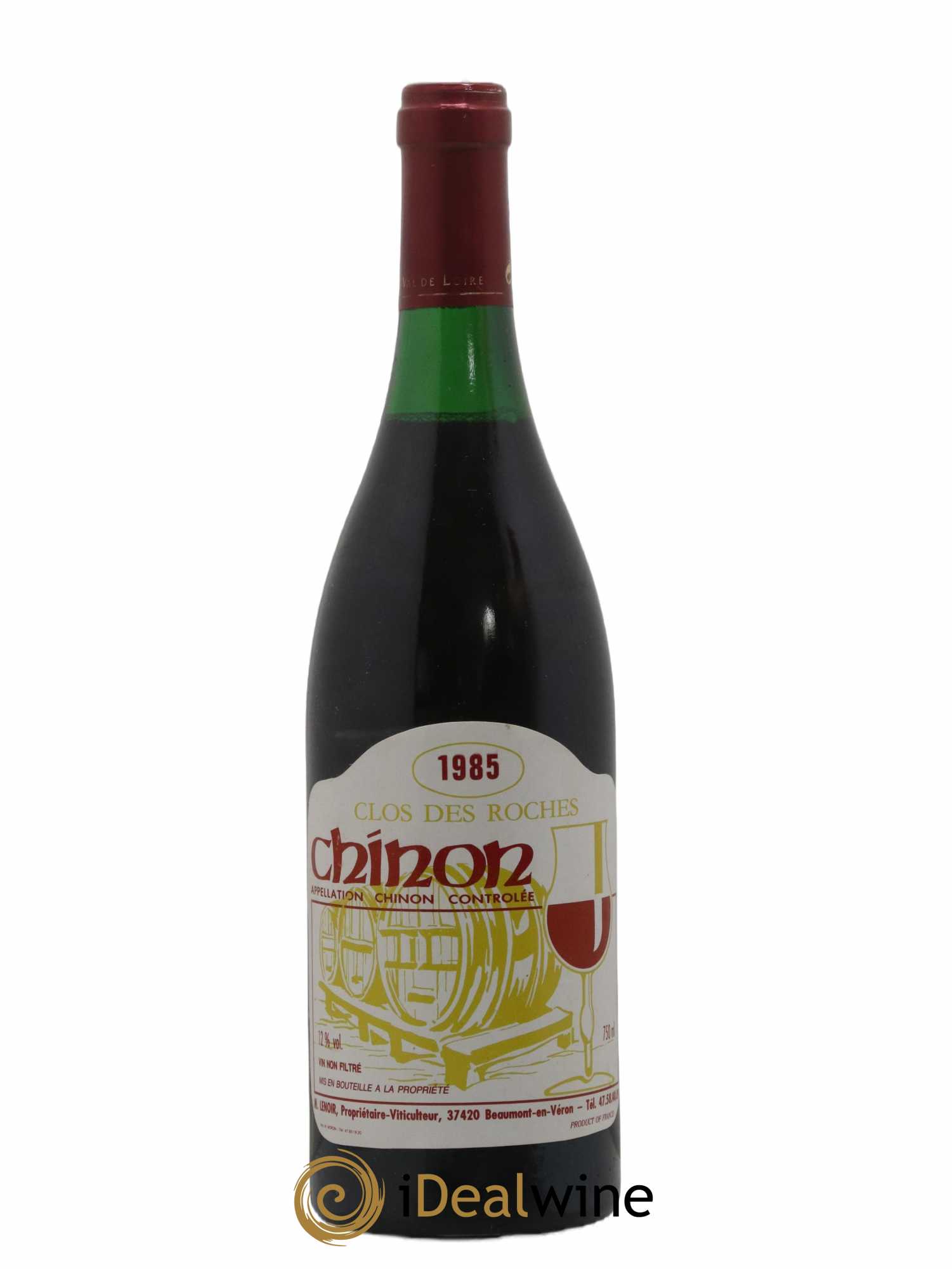 Chinon Les Roches Lenoir (Domaine)  1985 - Lot de 1 Bouteille